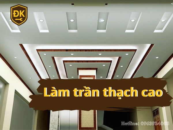 Thi công mới trần thạch cao cho nhà phố, chung cư, nhà cấp 4 Thi công mới trần thạch cao cho nhà phố, chung cư, nhà cấp 4