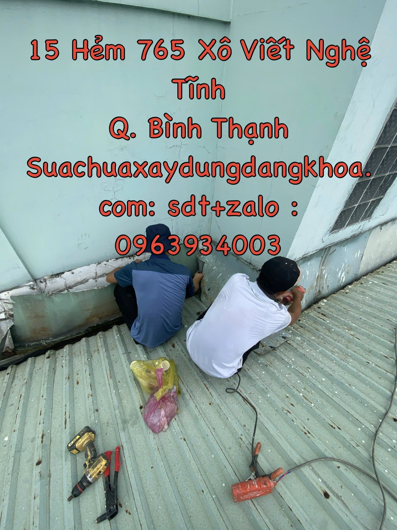 Trường hợp chỉ cần sửa – bảo trì mái tôn